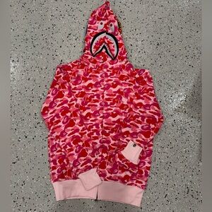 Pink Bape hoodie